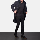 Rock Black Leather Coat
